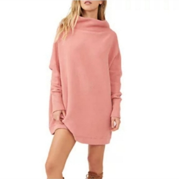 Free People Ottoman Slouchy Tunic Sweater Dress Oversized - Picture 5 of 8